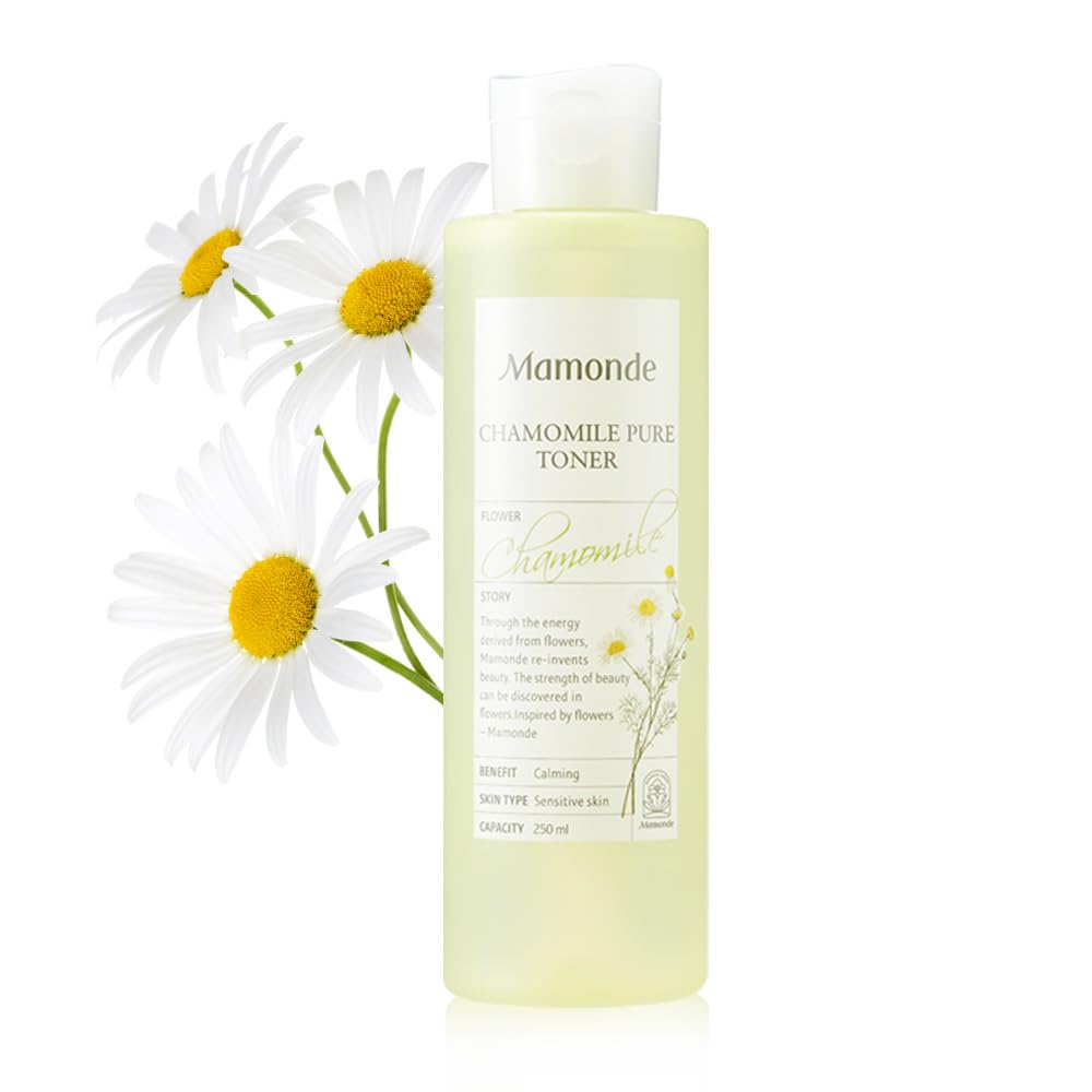 Mamonde Chamomile Pure Vegan Toner – Sensitive Skin, 8.45 fl oz