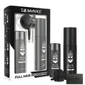 Man Essentials Hair Thickening Fibers (Black) + Locking Spray Kit | Fuller Hair & Beard | Hair Set by The Man Kit