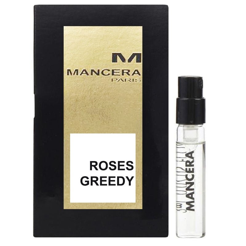 Mancera Roses Greedy official sample 2ml 0.07 fl.o.z. perfume tester