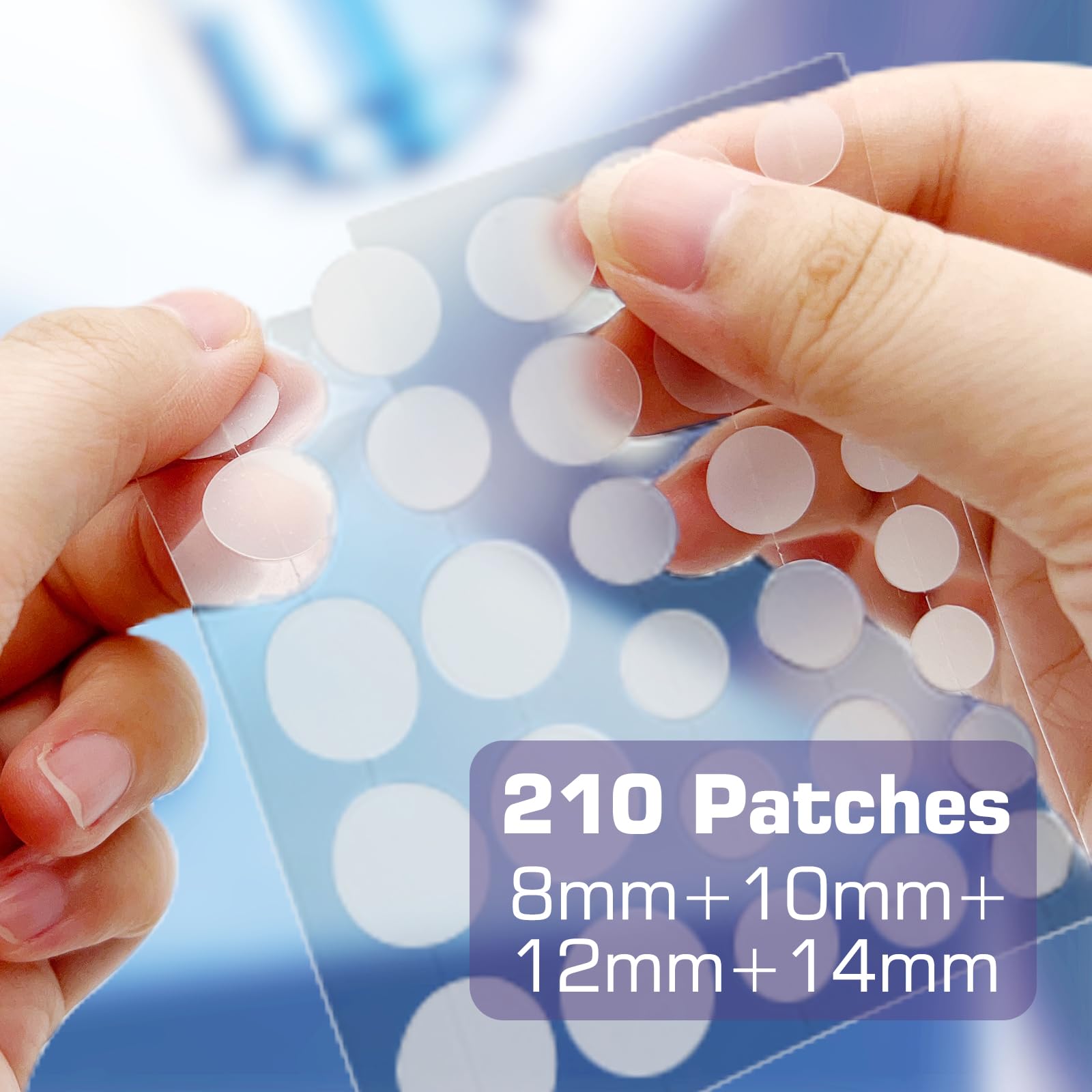 Mandabloom Acne Pimple Patches (210 Pack) – Tea Tree Oil & Salicylic Acid Hydrocolloid Dots