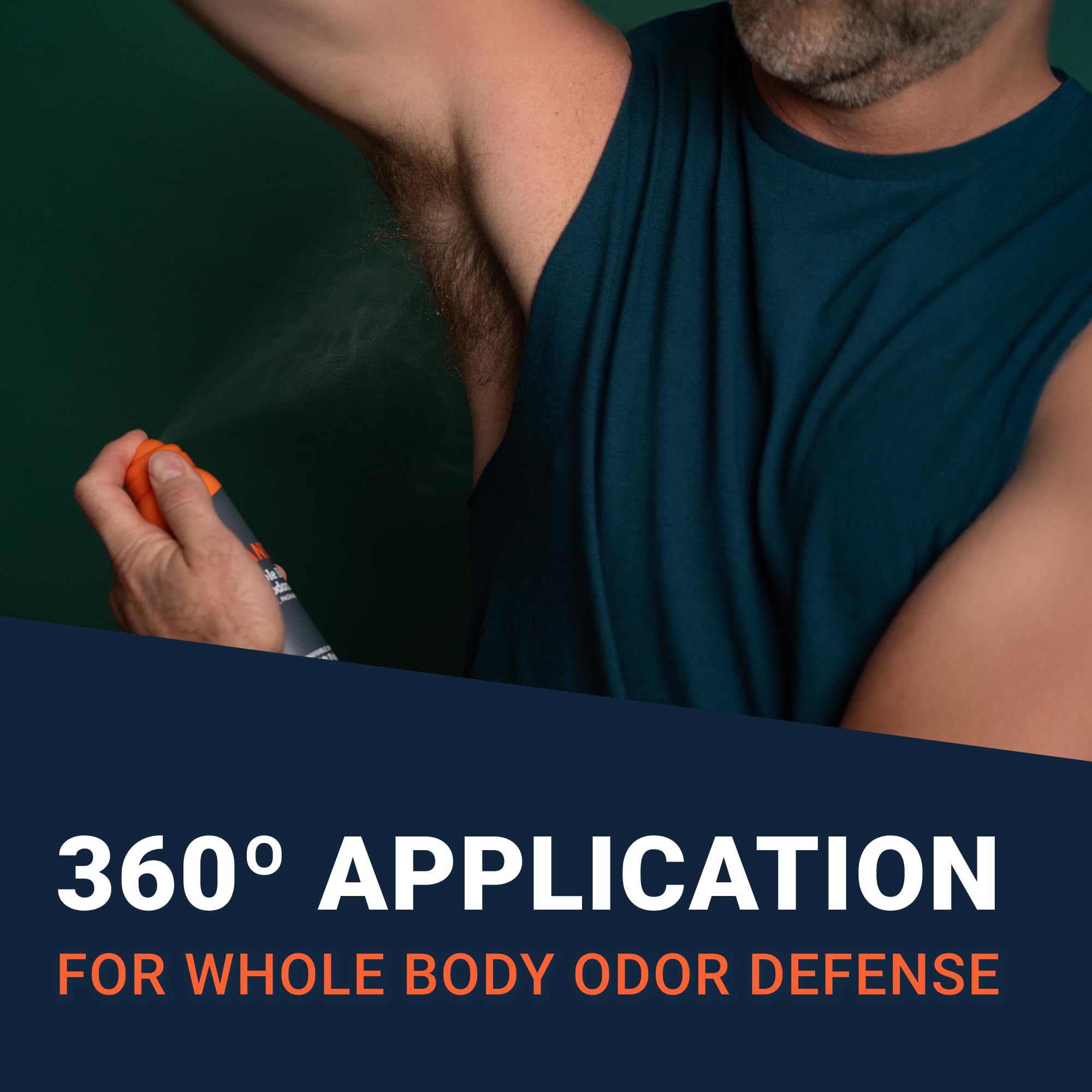 Mando Whole Body Deodorant Two-Piece System (Mt Fuji) — 2.6 oz Solid Stick & 3.6 oz Spray, Aluminum & Baking Soda Free
