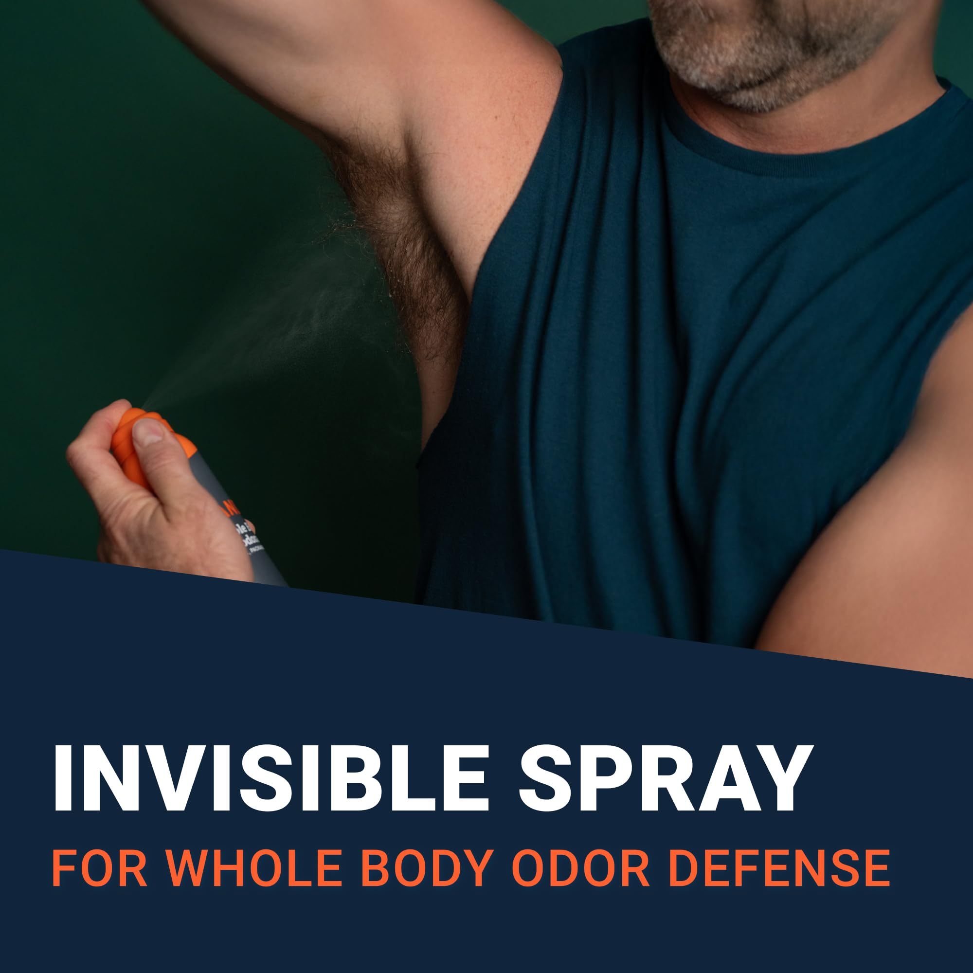 Mando Whole Body Deodorant Spray for Men – Cedar Grove – 72 Hr Odor Control (2-Pack)