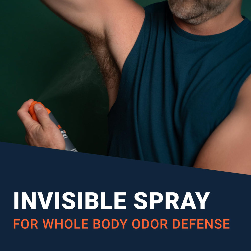 Mando Pro Sport Whole Body Deodorant for Men | Invisible Spray, 72-Hour Odor Control