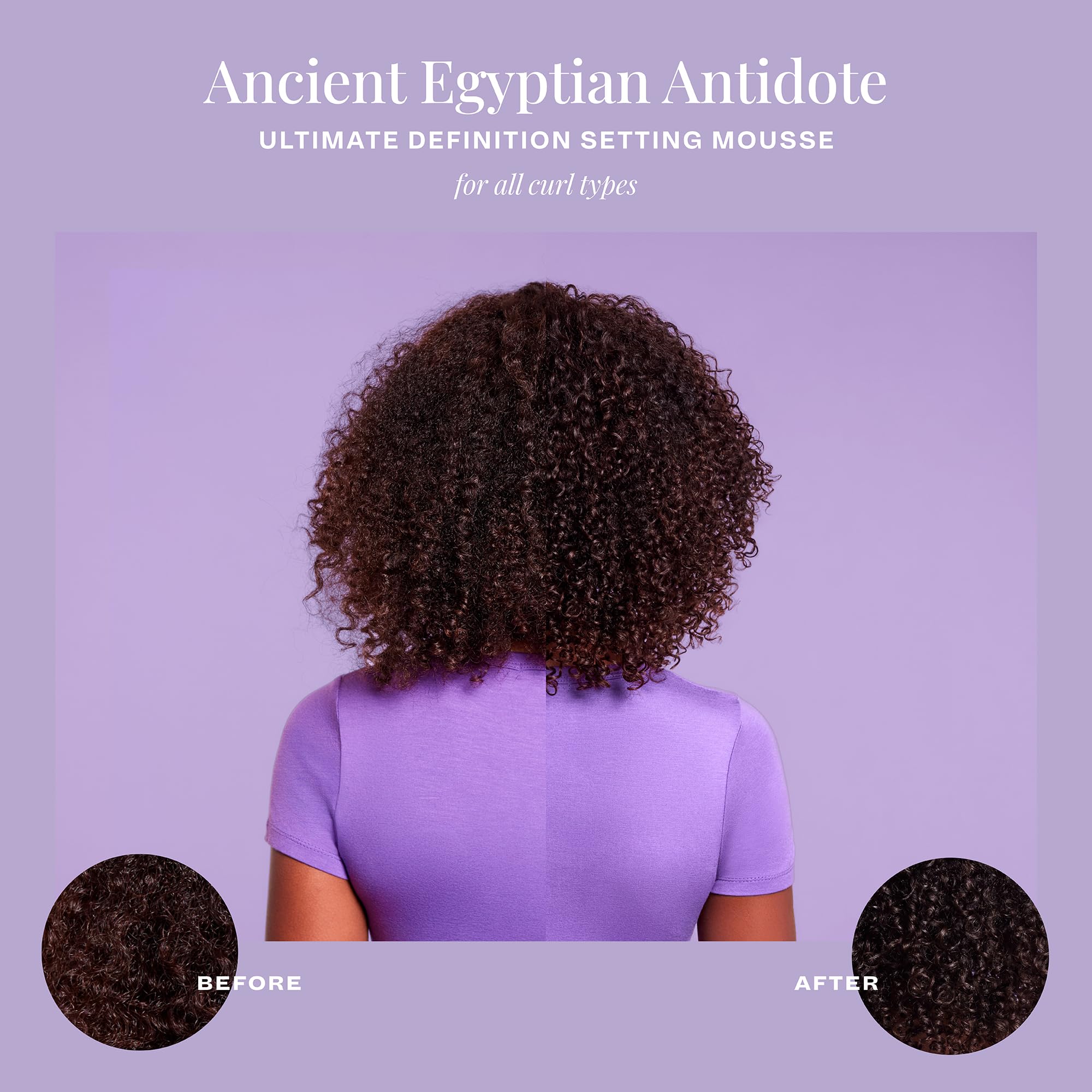 The Mane Choice Ancient Egyptian Antidote Ultimate Definition Setting Mousse – Curl Definition, Volume & Heat Protection