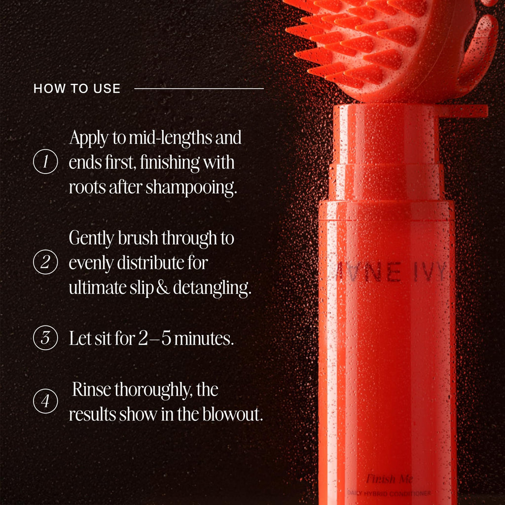 MANE IVY Finish Me Lightweight Slip Conditioner – Detangler & Sulfate-Free Moisture