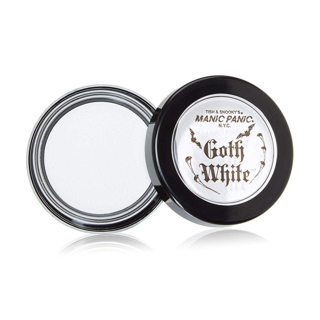 MANIC PANIC Goth White Cream to Powder Foundation – Full Coverage Matte, Vegan & Cruelty-Free