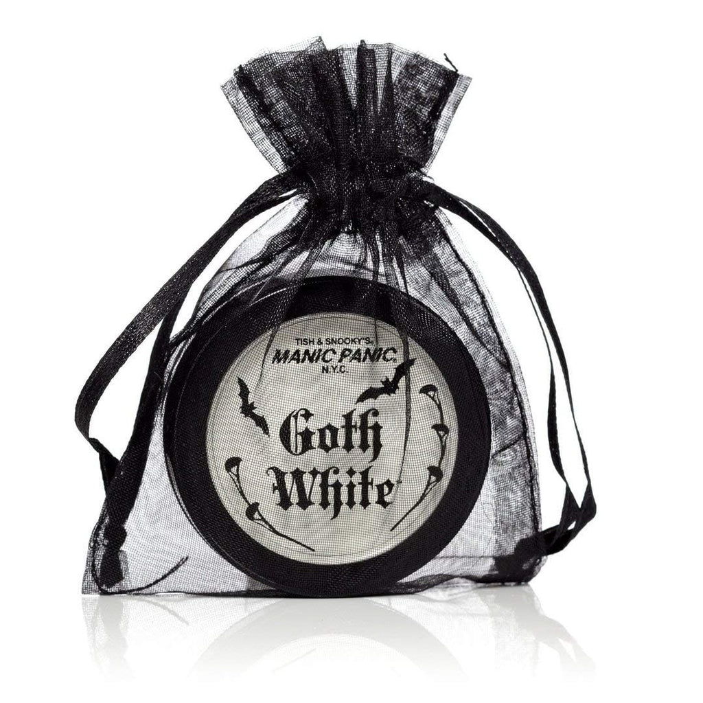MANIC PANIC Goth White Cream to Powder Foundation – Full Coverage Matte, Vegan & Cruelty-Free