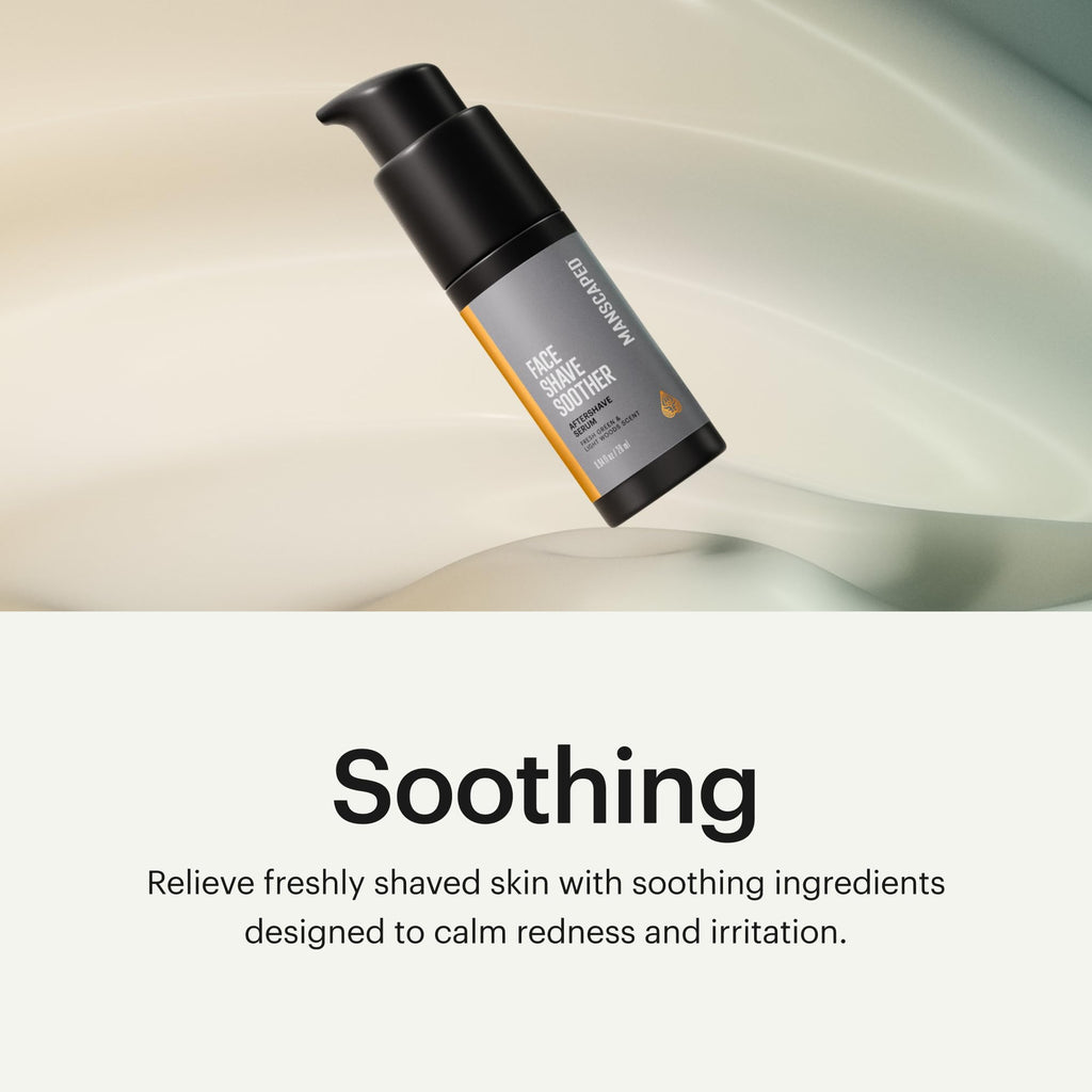 MANSCAPED Face Shave Soother – Cooling Post-Shave Serum with Red Algae
