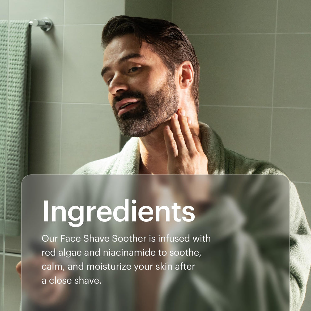 MANSCAPED Face Shave Soother – Cooling Post-Shave Serum with Red Algae