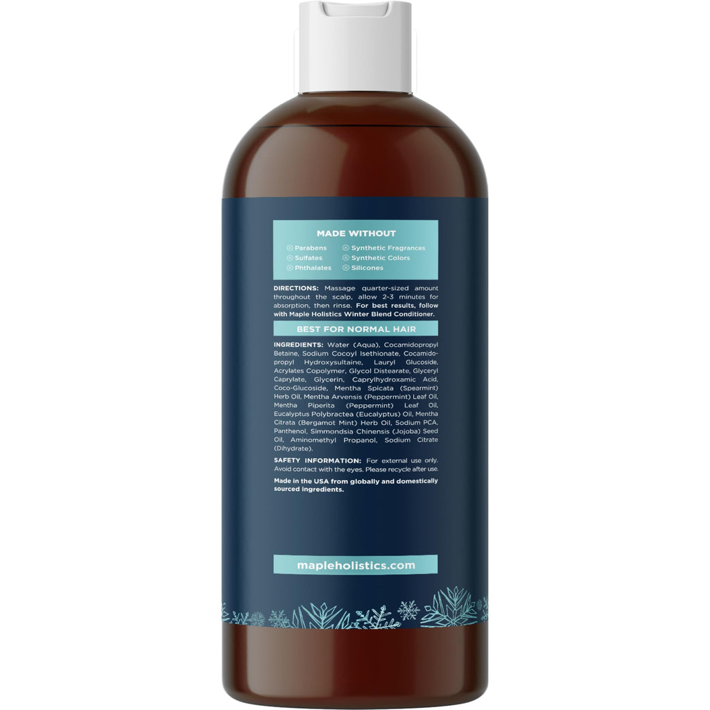 Maple Holistics Sulfate-Free Hard Water Shampoo — Deep Clarifying & Hydrating