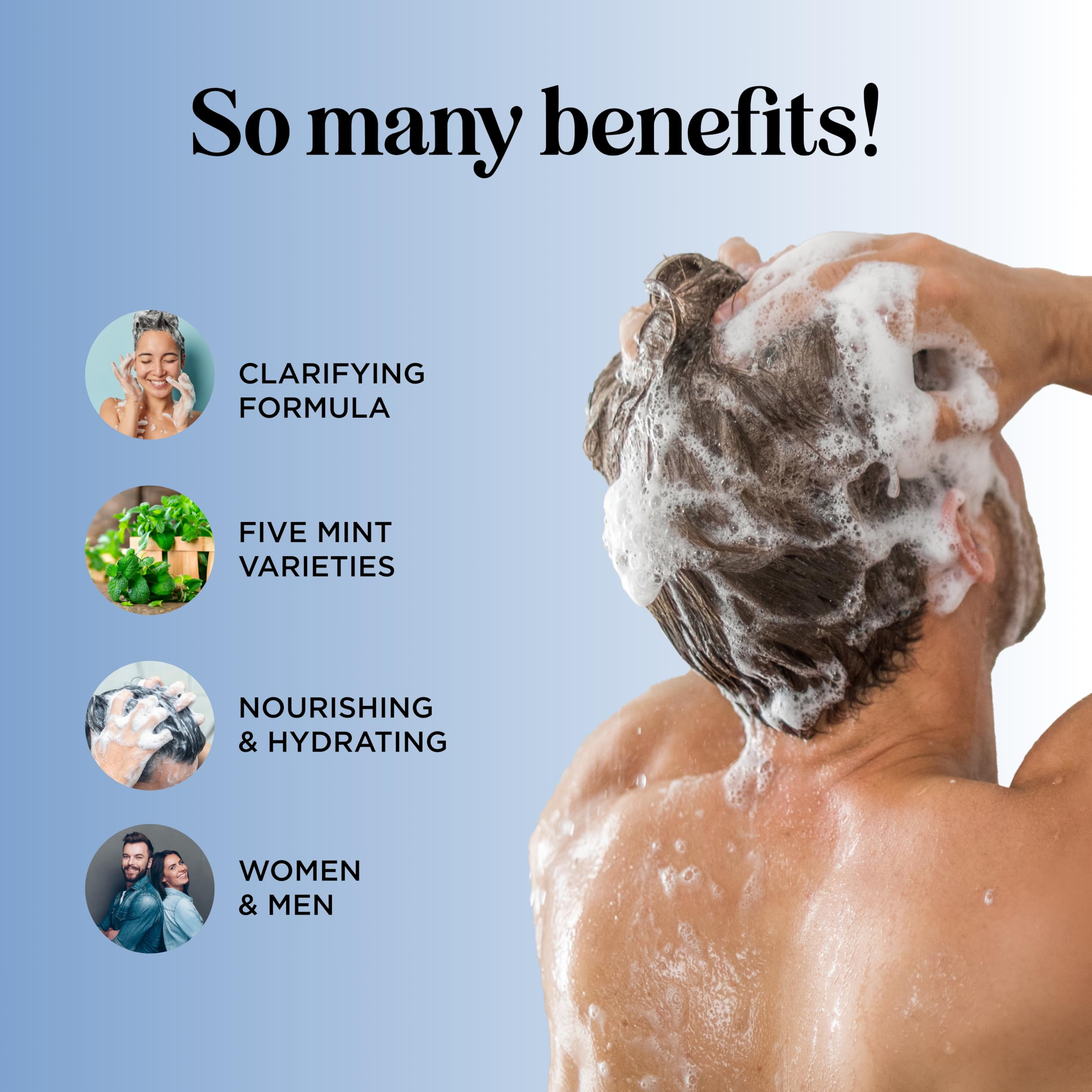 Maple Holistics Sulfate-Free Hard Water Shampoo — Deep Clarifying & Hydrating