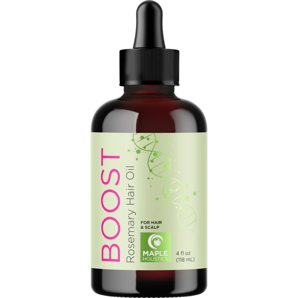 Maple Holistics Volumizing Rosemary Hair Oil Serum – Lightweight Scalp & Hair Moisturizer