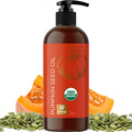 Maple Holistics Pumpkin Seed Oil Organic Certified - 100% Pure Virgin Cold-Pressed Hair & Face Oil (16oz)