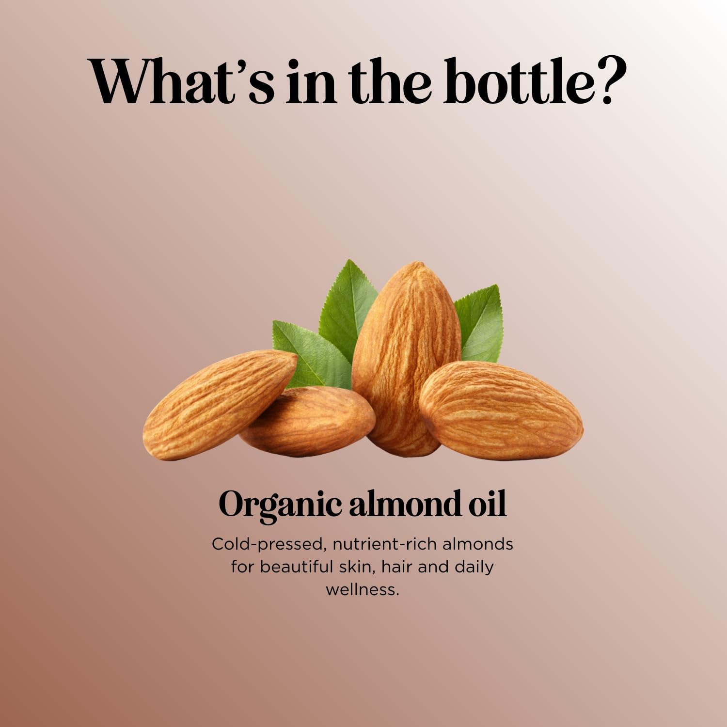 Maple Holistics USDA Organic Sweet Almond Oil - Pure Cold-Pressed Oil for Skin, Hair & Nails 16oz