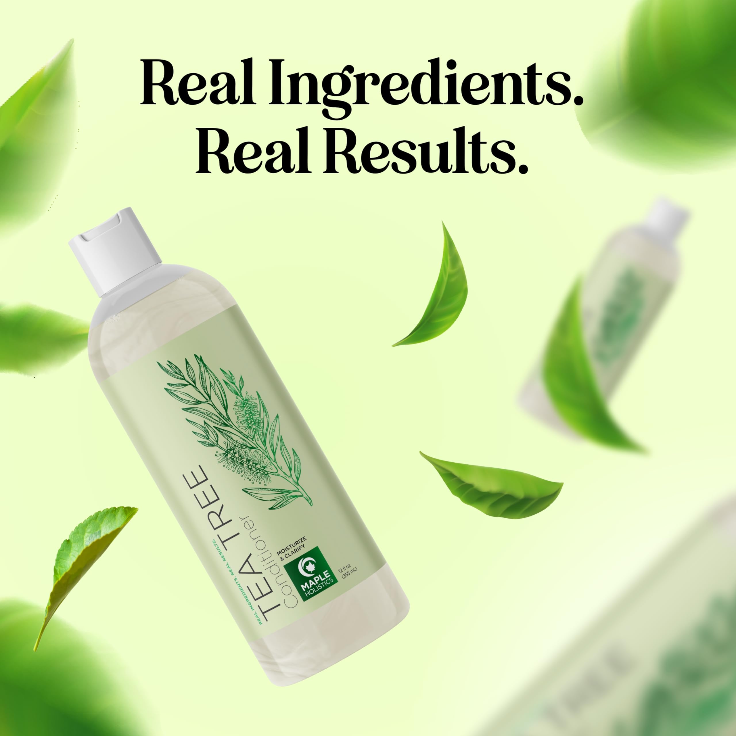 Maple Holistics Tea Tree Conditioner for Dry Hair — Sulfate-Free Nourishing Formula