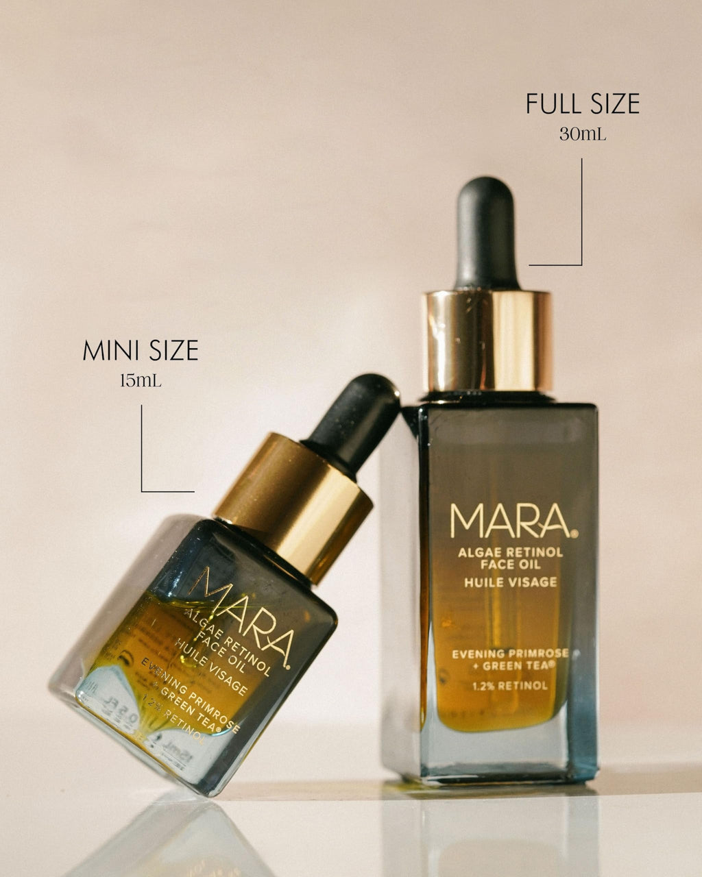 MARA 1.2% Clean Retinol Face Oil with Algae & Green Tea | Night Serum (0.5 oz)