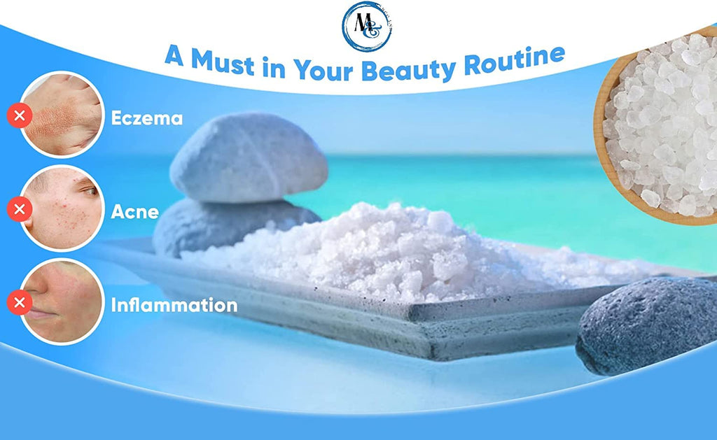 Marco Esra Dead Sea Salt – Pure Mineral Bath Salt for Soaking