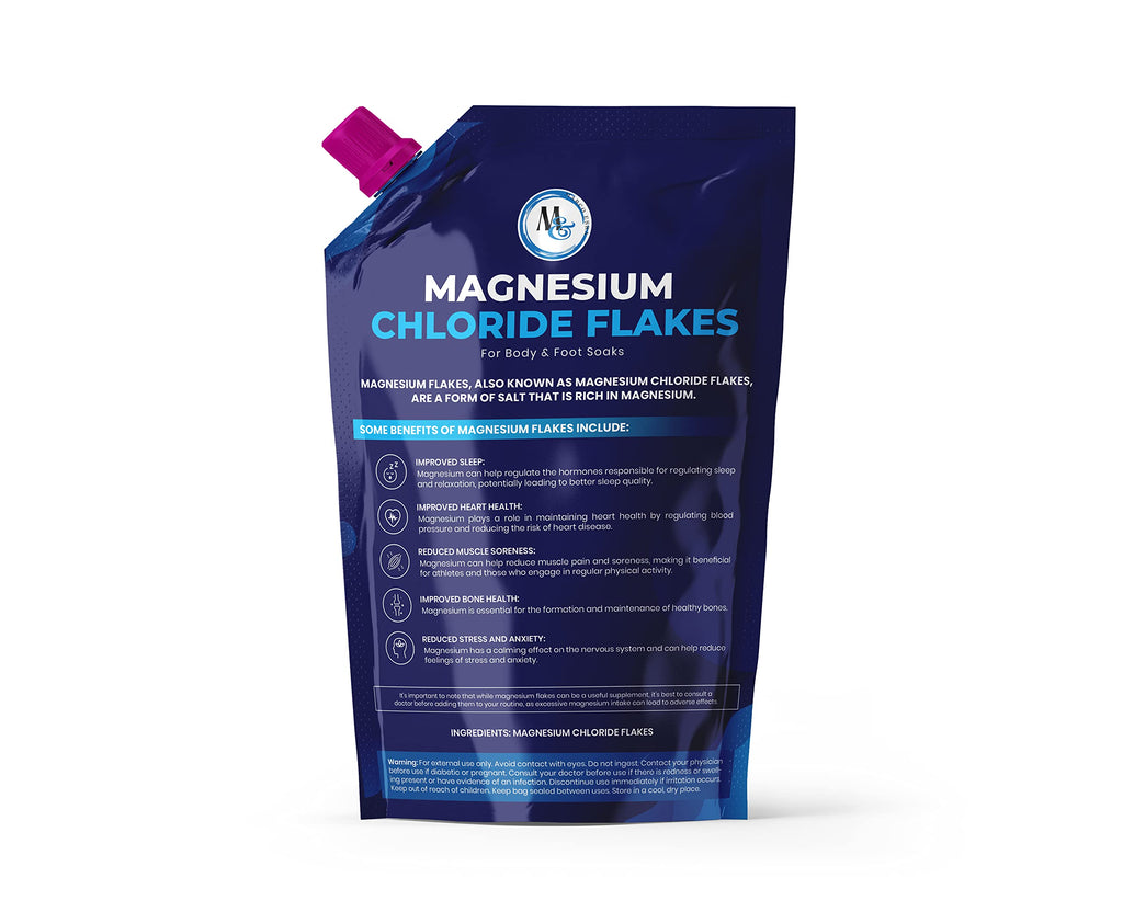 MARCO ESRA Dead Sea Magnesium Flakes Bath Salts – Premium 15 lb