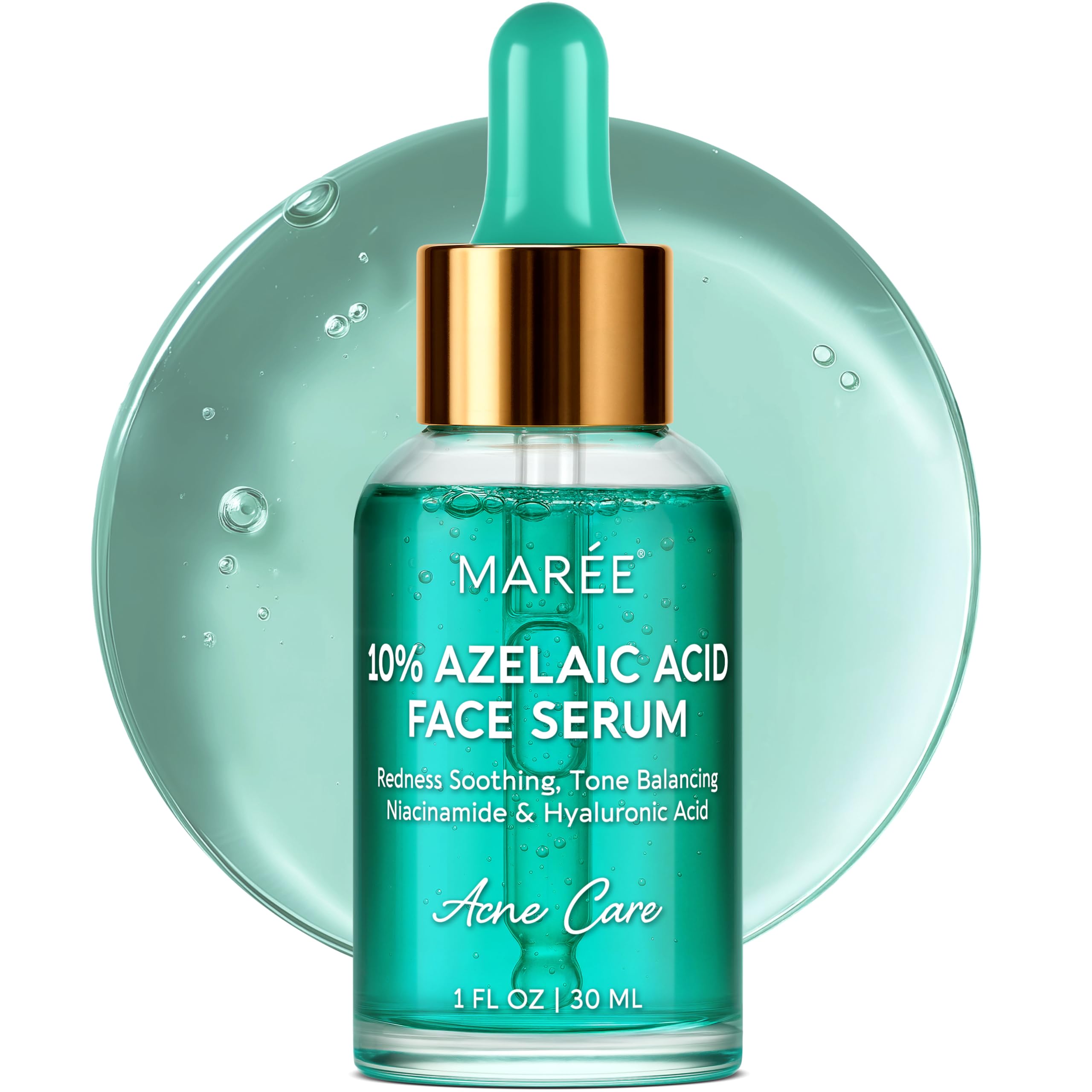MAREE 10% Azelaic Acid Serum – Calming, Hydrating Face Serum with Niacinamide, Centella & Hyaluronic Acid