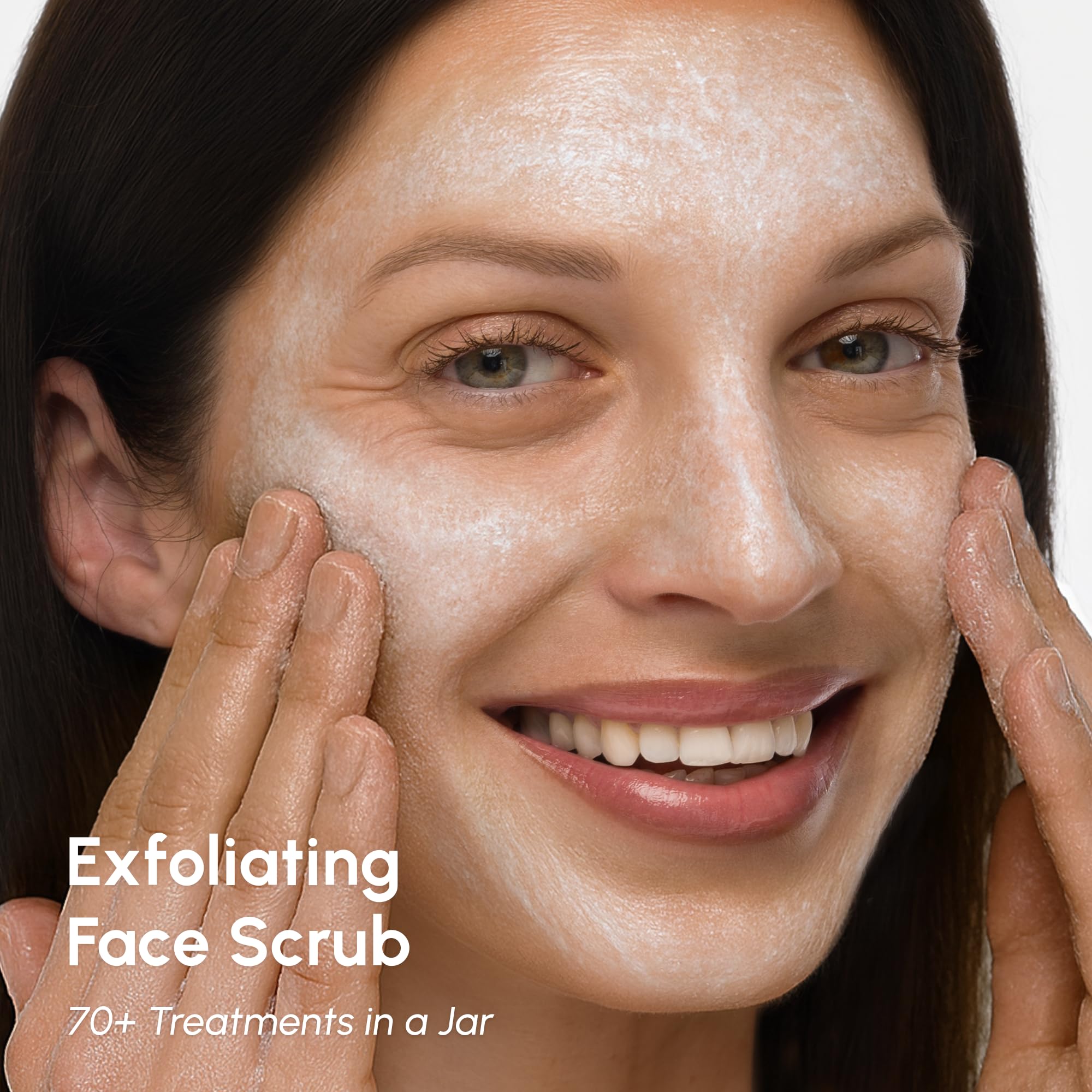 MAREE Face Exfoliator - Gentle Microdermabrasion Scrub with Collagen & Glycolic