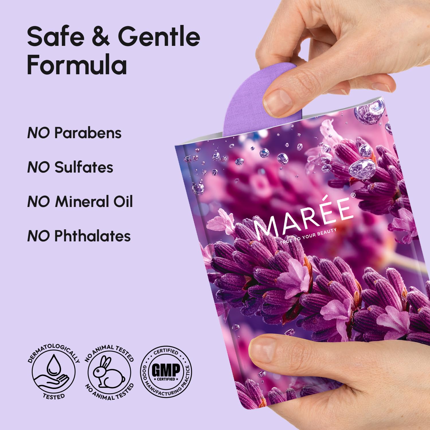 MAREE Forehead Wrinkle Patches – Collagen, Retinol & Hyaluronic Acid for 30-Minute Smoothing