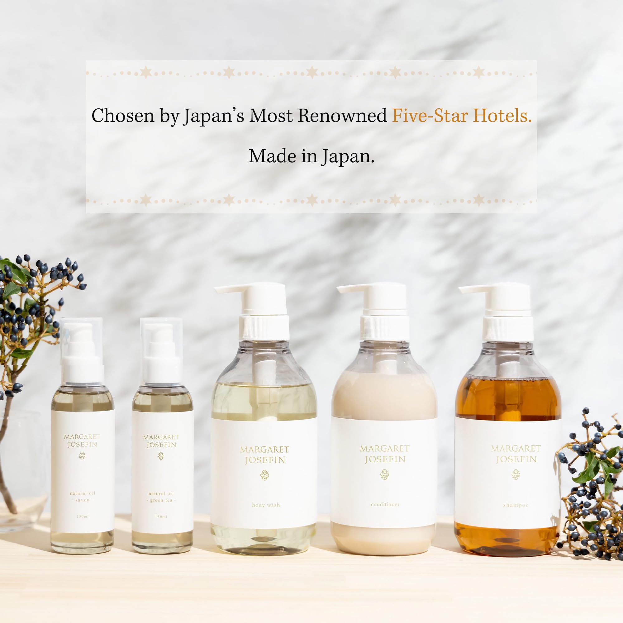 MARGARET JOSEFIN Japanese Shampoo – Sulfate Free, Hydrating, Smooth & Volume Care | 16.9 fl oz