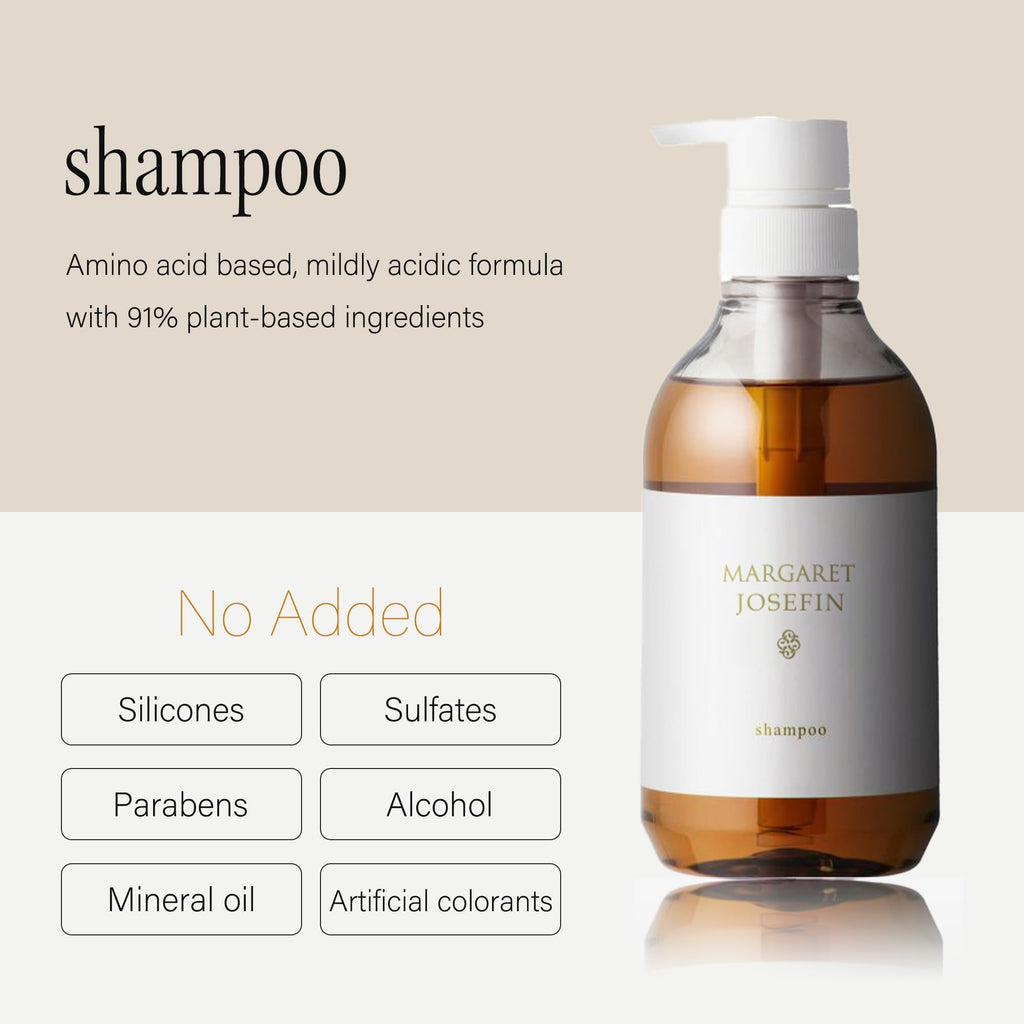 MARGARET JOSEFIN Japanese Shampoo – Sulfate Free, Hydrating, Smooth & Volume Care | 16.9 fl oz