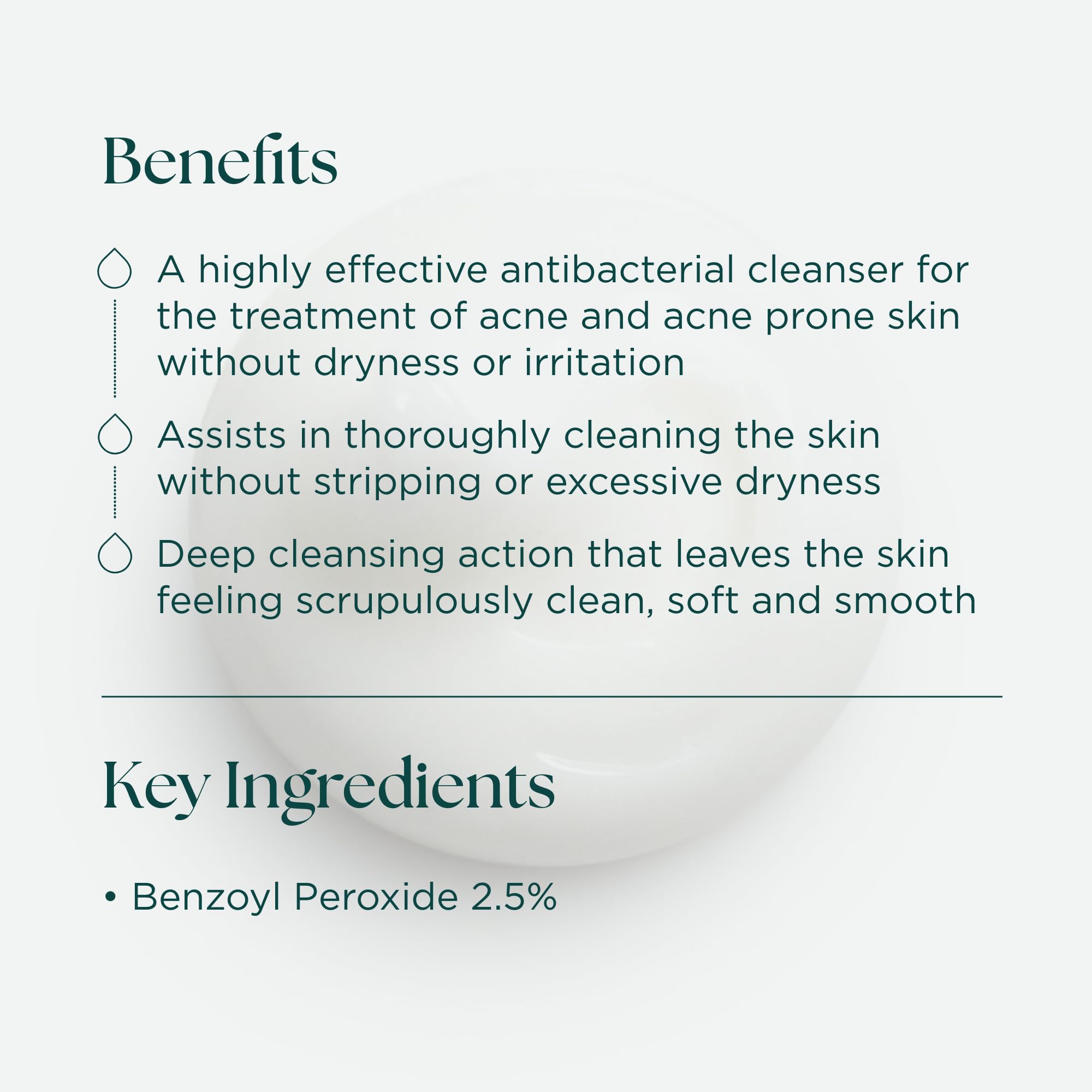 Marini SkinSolutions Benzoyl Peroxide Acne Treatment Wash 2.5% – 6 fl oz, USA Made