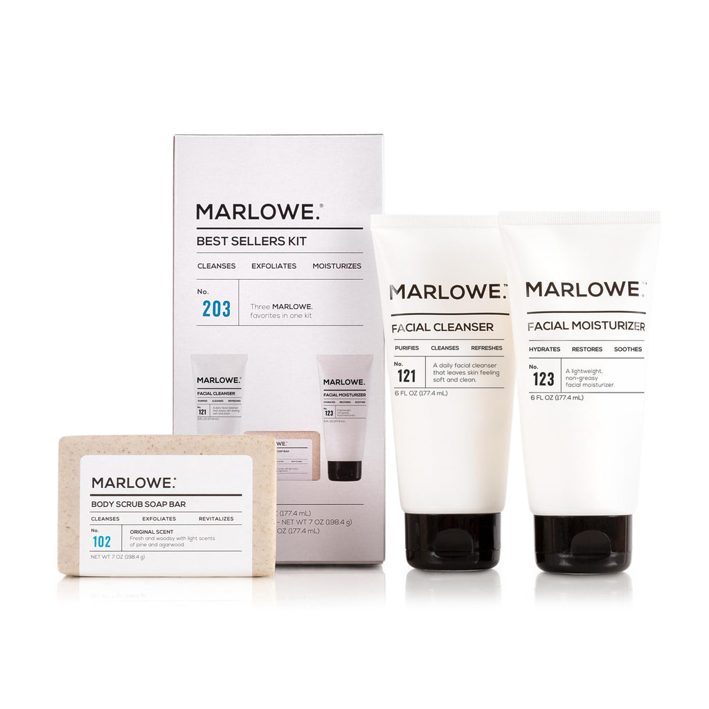MARLOWE Best Sellers Kit No. 203 – Signature No. 102, No. 121 & No. 123, Gift Set for Men