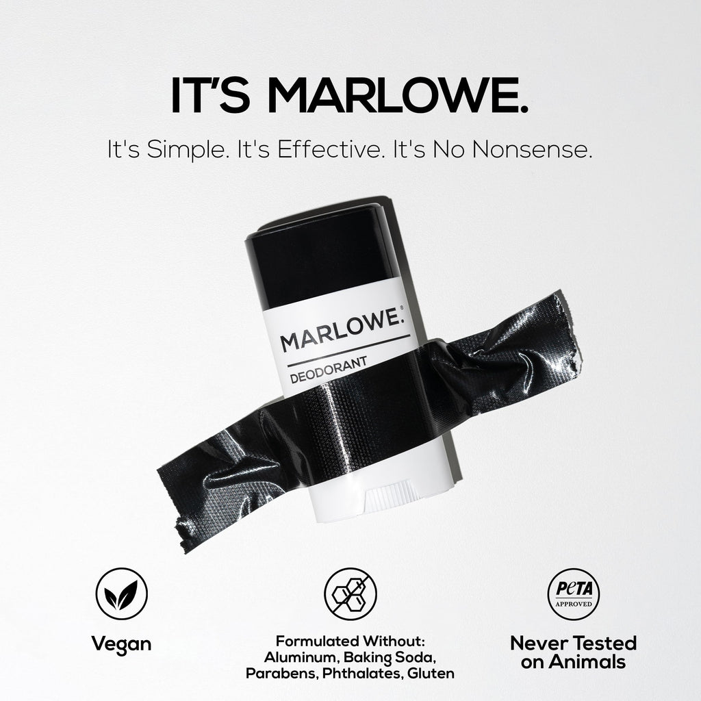MARLOWE No.024 Mens Santal Deodorant 3-Pack – Aluminum-Free Natural Deodorant