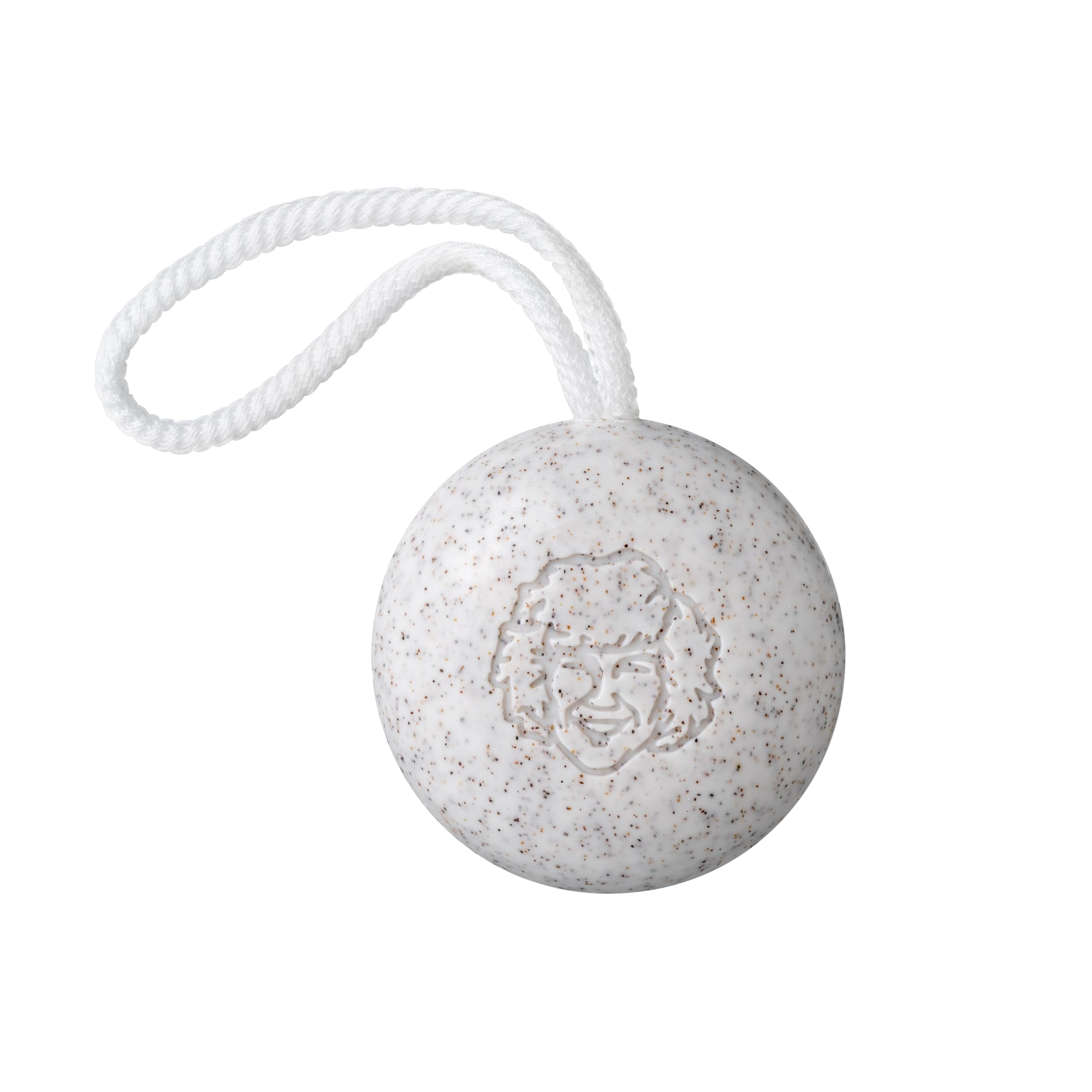 MARLOWE No. 069 Soap On A Rope – Exfoliating Scrub Bar with Pumice & Apricot Seed, Santal Scent (Pack of 2)