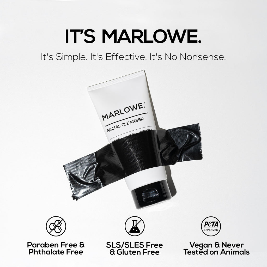MARLOWE. No. 121 Facial Cleanser – Daily Men’s Face Wash with Natural Extracts & Antioxidants