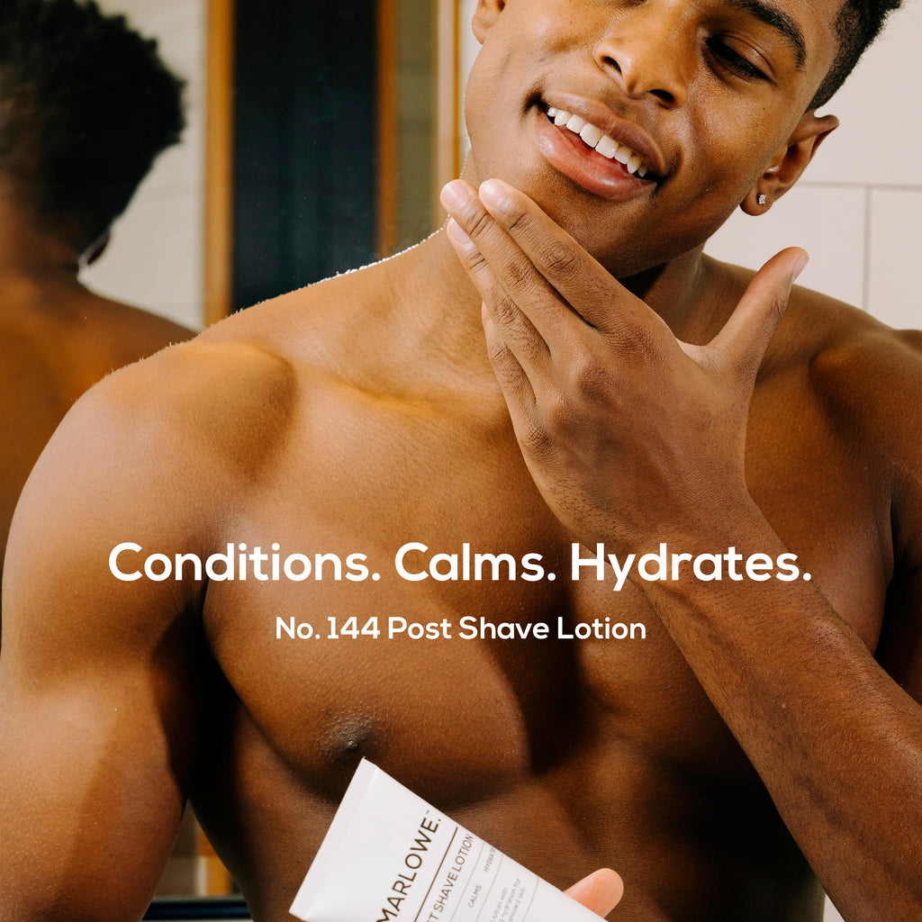 MARLOWE No. 144 Post Shave Lotion – Hydrates, Calms & Nourishes Skin, Aloe Citrus Scent (6 oz)