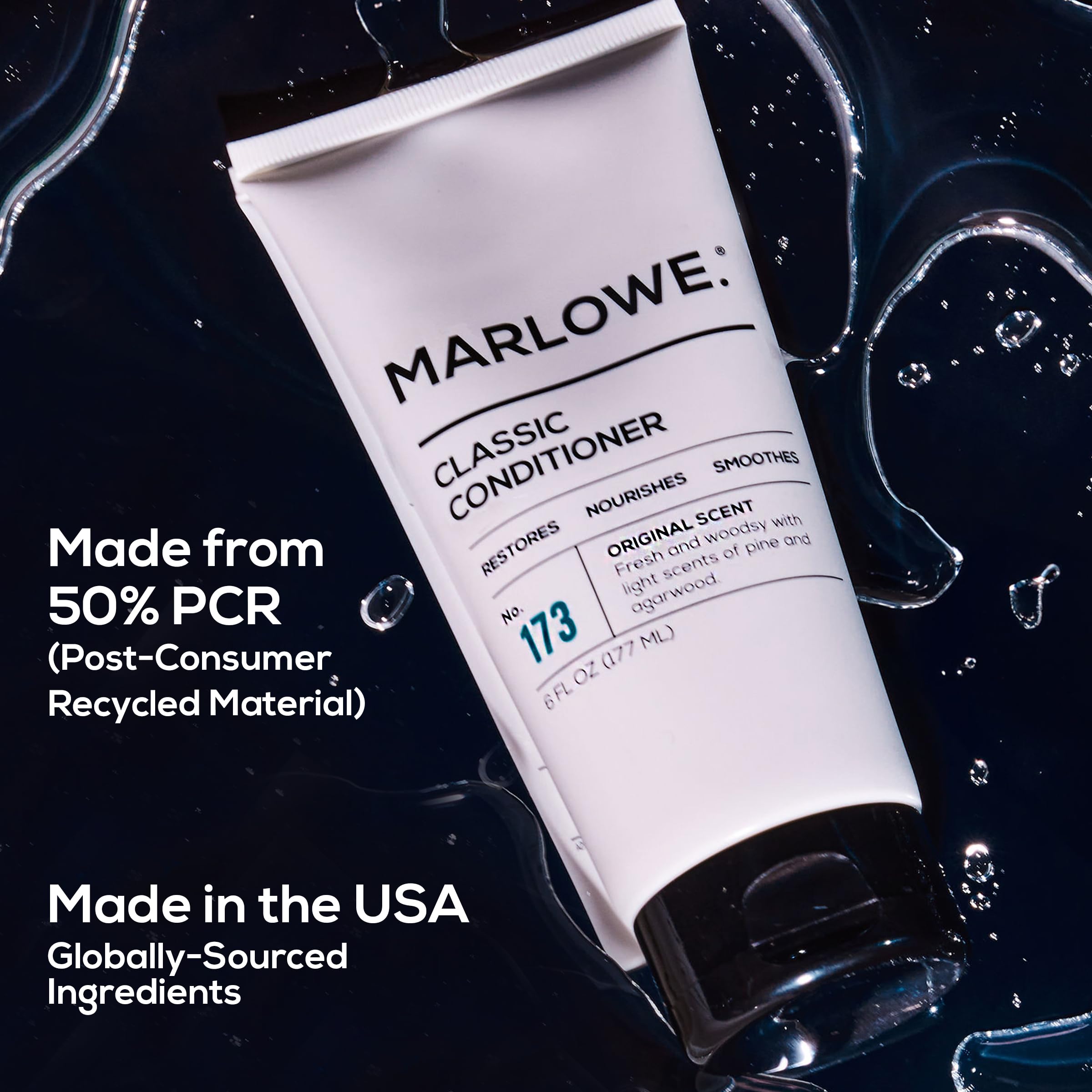 MARLOWE No.173 Classic Mens Conditioner – Nourishes, Restores & Smooths Hair