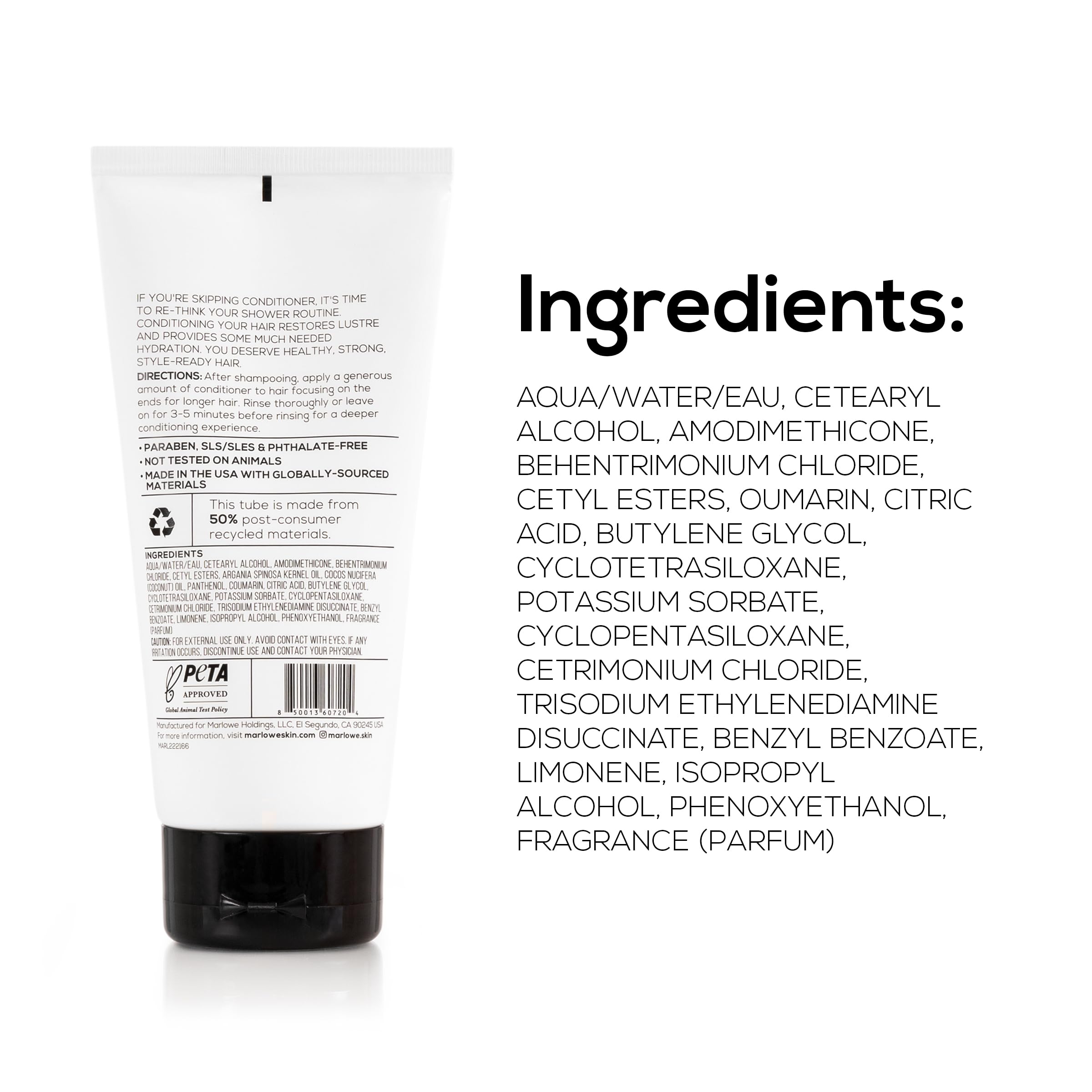 MARLOWE No.173 Classic Mens Conditioner – Nourishes, Restores & Smooths Hair