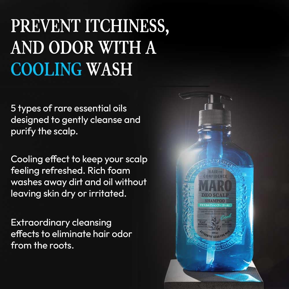 MARO Deo Scalp Shampoo 2-Pack – Soothing Cleanse, Odor at the Roots