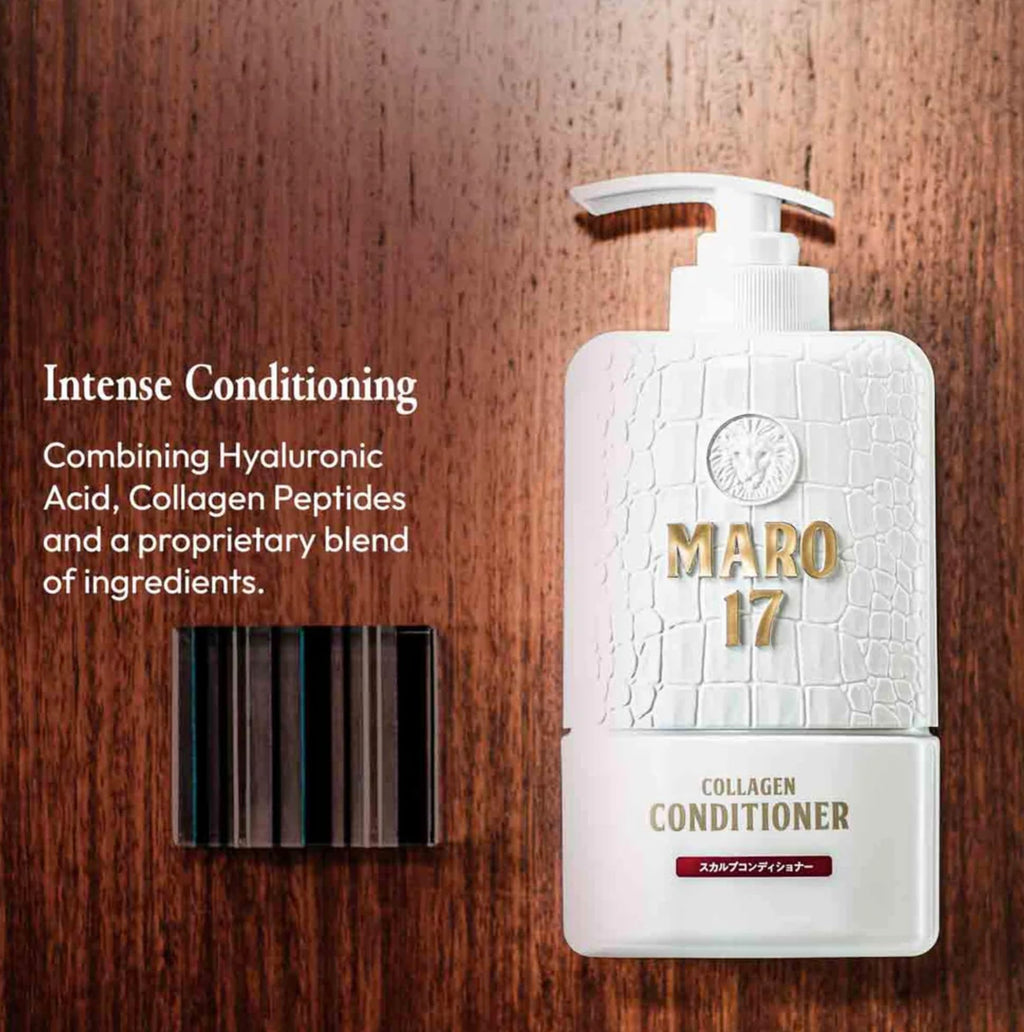 MARO17 Japan's #1 Collagen Conditioner for Men | Scalp Circulation & Hair Growth Support