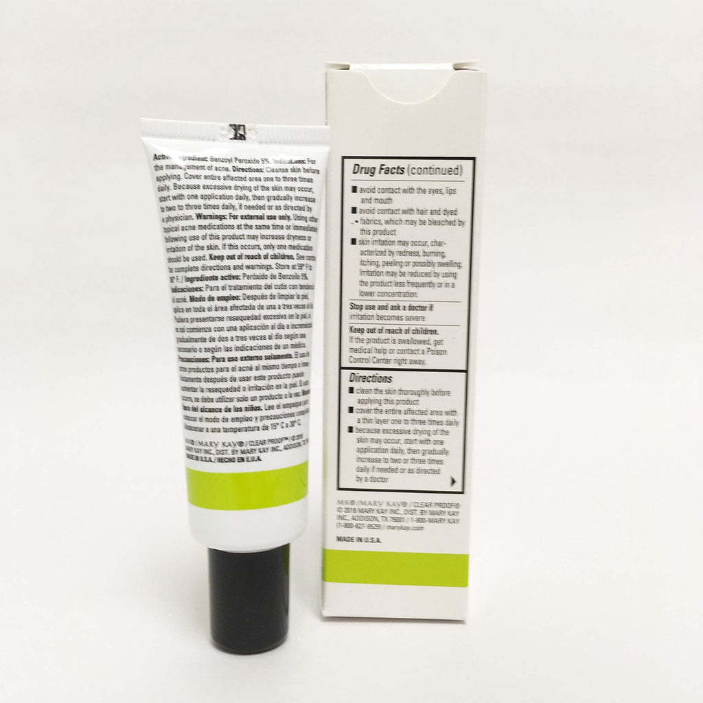 Mary Kay Clear Proof Acne Treatment Gel 1 oz – 2% Salicylic Acid