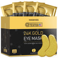 Maskiss 24k Gold Under Eye Patches – 20 Pairs | Collagen & Hyaluronic Acid for Puffy Eyes & Dark Circles