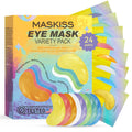 Maskiss Under Eye Patches Variety Pack (24 Pairs) — 8-Color Set, Vegan Skincare Gift for Women