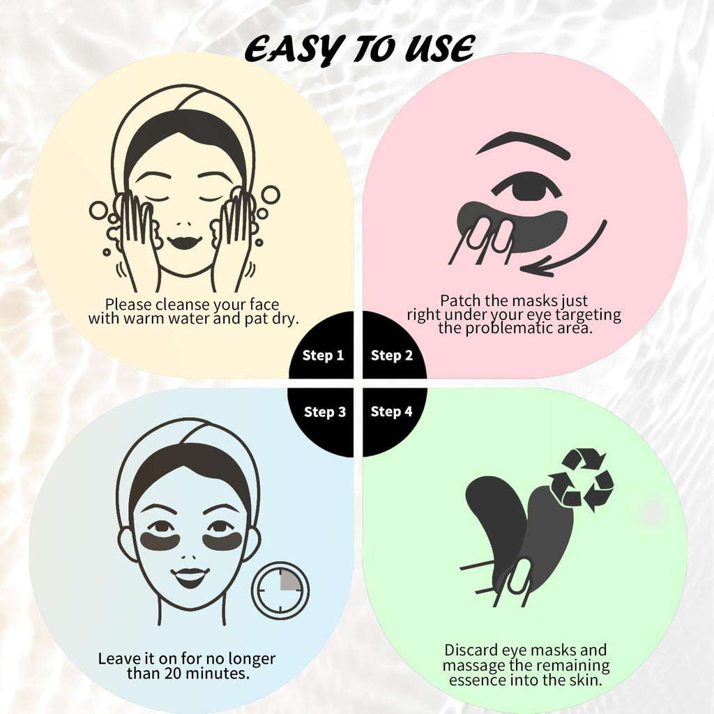 Maskiss Under Eye Patches Variety Pack (24 Pairs) — 8-Color Set, Vegan Skincare Gift for Women