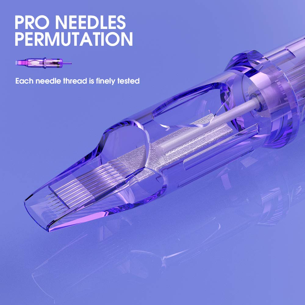 MAST TATTOO Mast Pro 20Pcs Cartridges – Curved Magnum 1015RM Disposable Needles