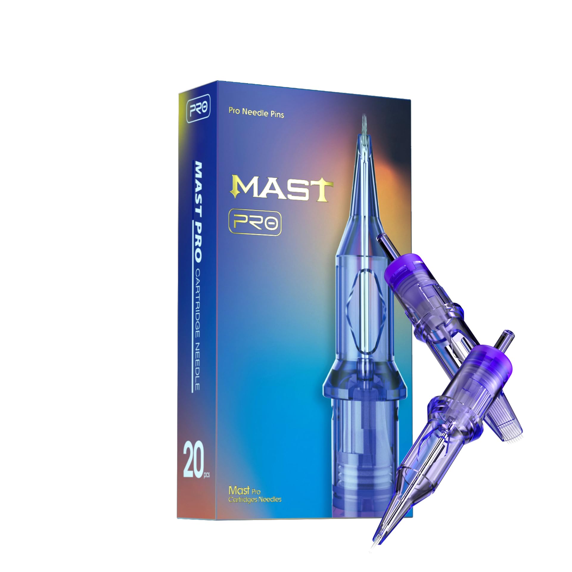 MAST TATTOO Mast Pro 20Pcs Cartridges – Curved Magnum 1015RM Disposable Needles