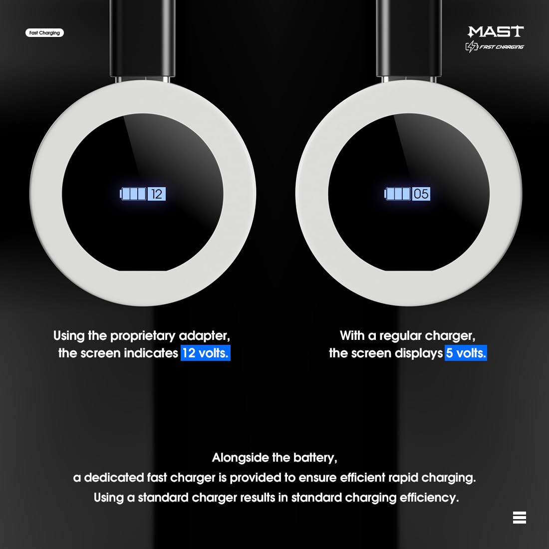 Mast Tattoo Flyb Wireless Battery Power Supply for Tattoo Pens – Cordless RCA Jack & Fast Charging