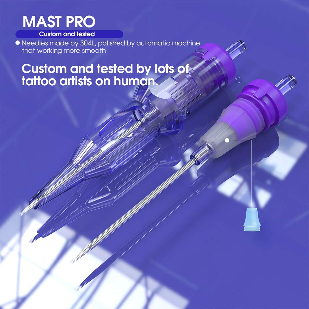 Mast Pro Cartridge Tattoo Needles 20Pcs 0.4mm 1401RL | MAST TATTOO