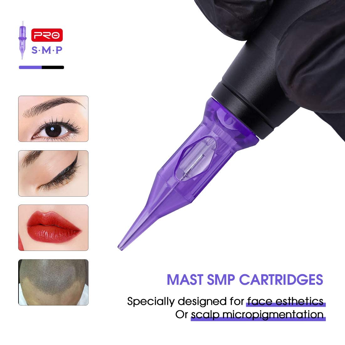 Mast Tattoo Pro 0601RL 0.20mm Ultra-Fine Round Liner Needles | PMU & Scalp