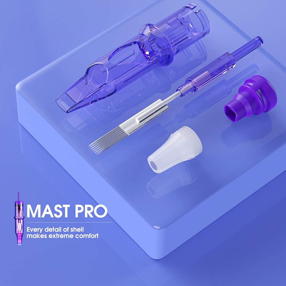 Mast Tattoo Pro 0601RL 0.20mm Ultra-Fine Round Liner Needles | PMU & Scalp