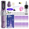 MAST TATTOO Tour2 Pro Cordless Tattoo Gun Kit – Lightweight, Silent Rotary Machine for Beginners