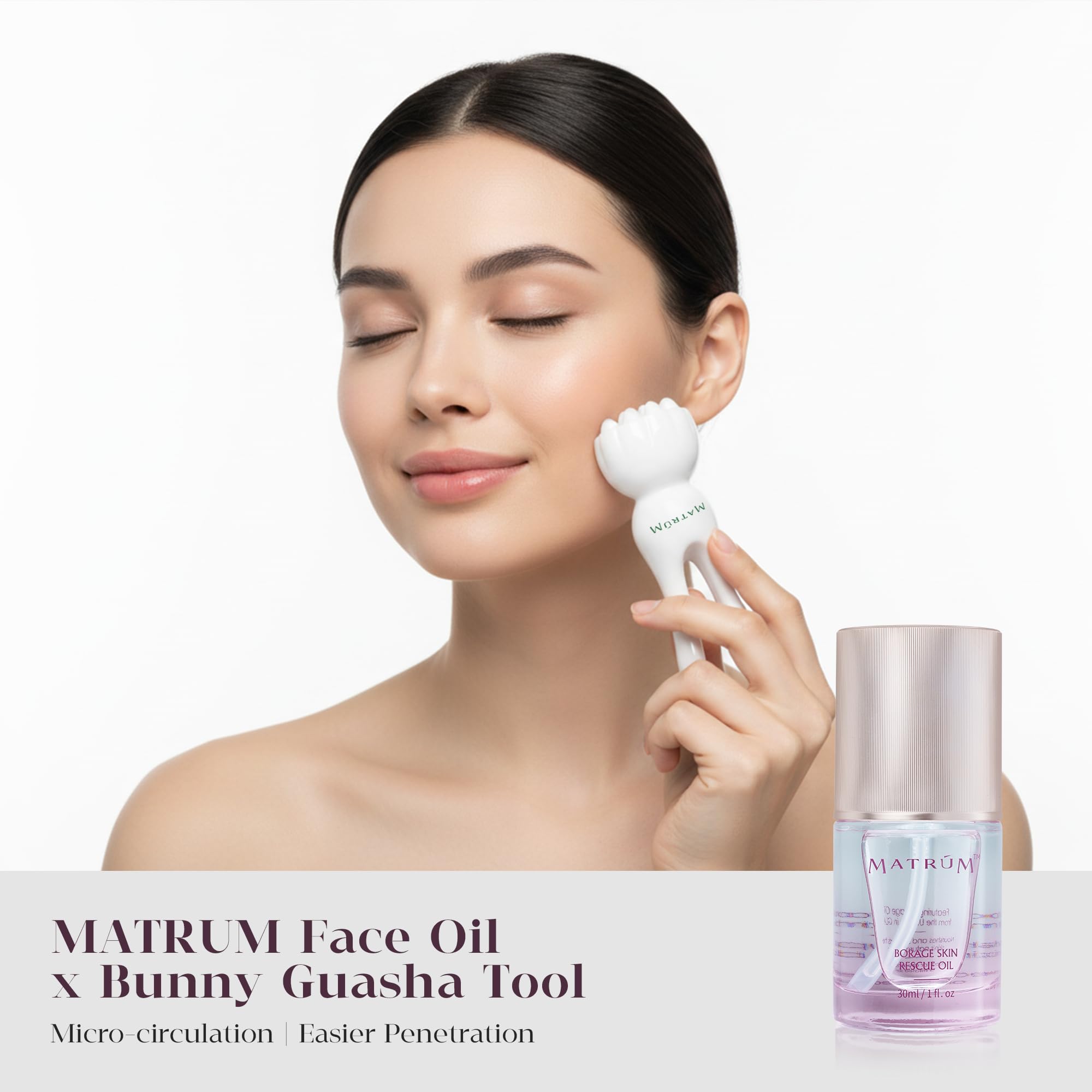MATRÚM Organic Barrier Repair Face Oil — Deep Hydration & Redness Soothing
