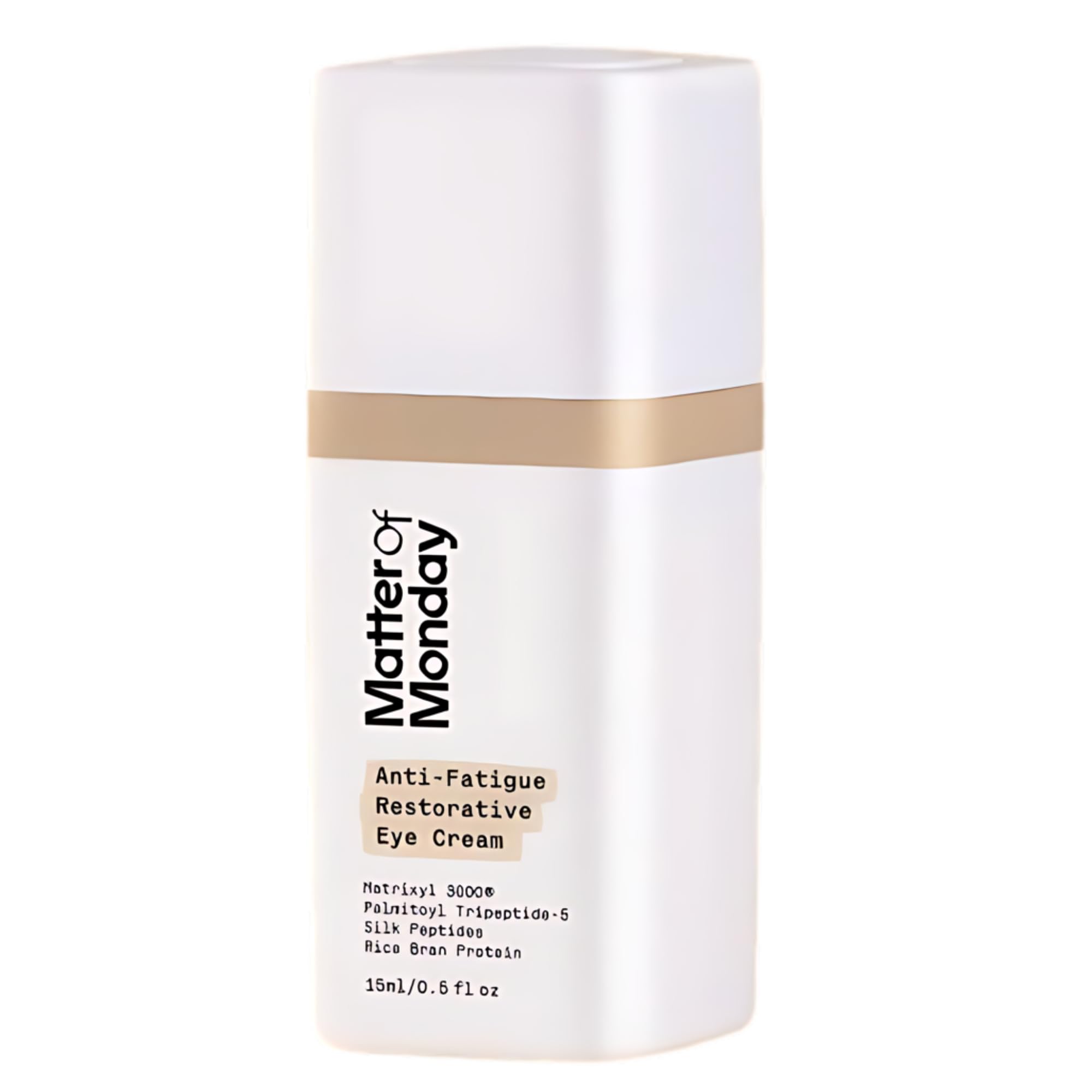 Matter of Monday Anti-Fatigue Eye Cream – Pro-Strength Peptide Eye Cream for Dark Circles & Puffiness (0.5 oz)